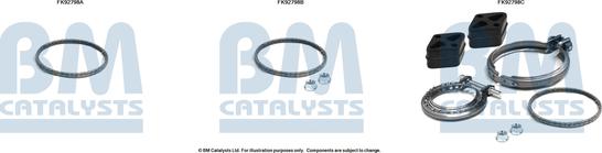 BM Catalysts FK92798 - Монтажний комплект, каталізатор autocars.com.ua