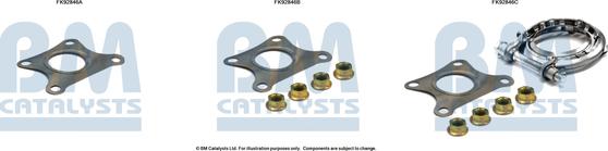 BM Catalysts FK92846 - Монтажний комплект, каталізатор autocars.com.ua