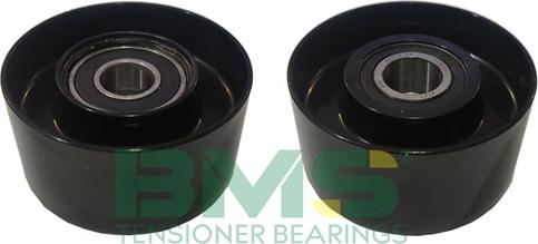BMS BMS 678 - Паразитний / провідний ролик, поліклиновий ремінь autocars.com.ua