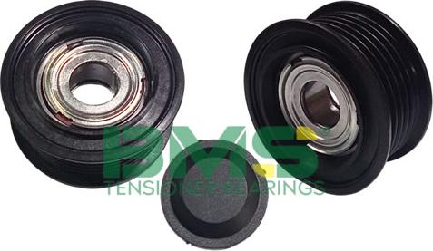 BMS BMS 770 - Паразитний / провідний ролик, поліклиновий ремінь autocars.com.ua