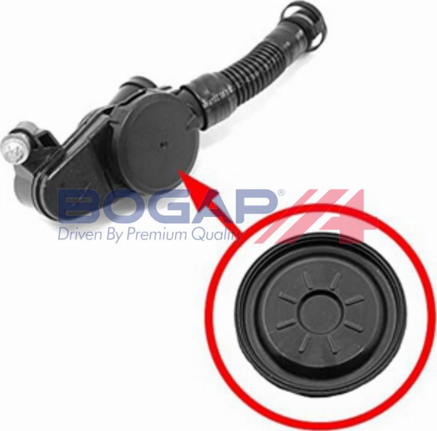 BOGAP A1211142 - Клапан, відведення повітря з картера autocars.com.ua