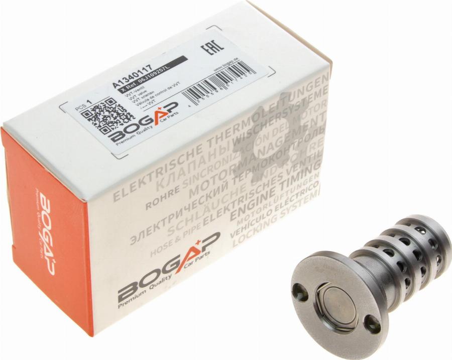 BOGAP A1340117 - Регулюючий клапан, виставлення розподільного вала autocars.com.ua