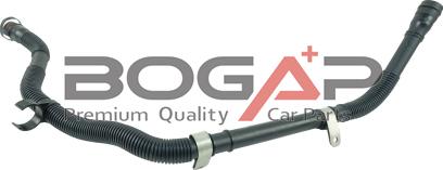 BOGAP A1825107 - Шланг, воздухоотвод кришки головки циліндра autocars.com.ua