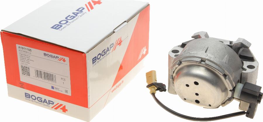 BOGAP A1911105 - Подушка, підвіска двигуна autocars.com.ua