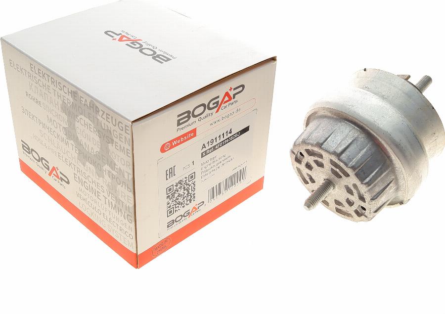 BOGAP A1911114 - Подушка, підвіска двигуна autocars.com.ua