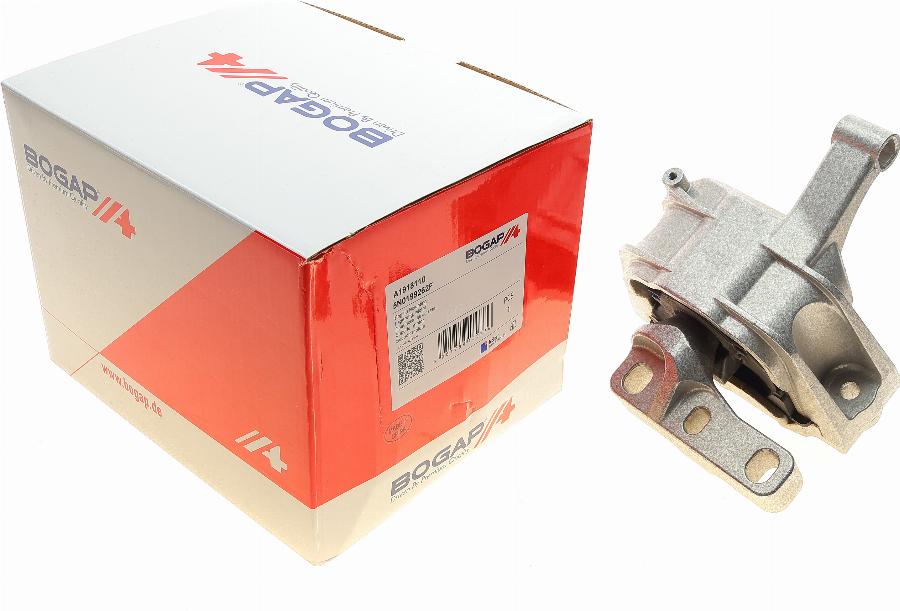 BOGAP A1918110 - Подушка, підвіска двигуна autocars.com.ua