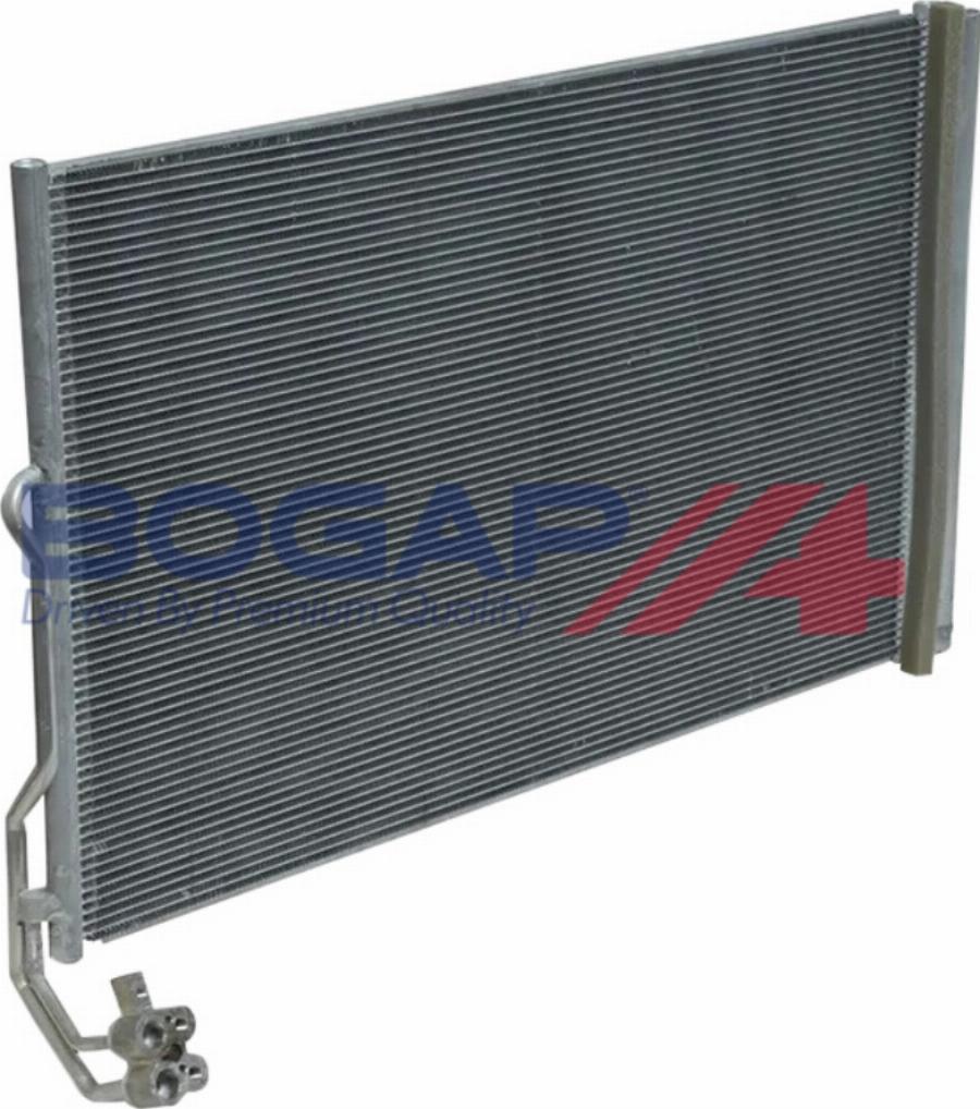 BOGAP A4117100 - Конденсатор, кондиціонер autocars.com.ua