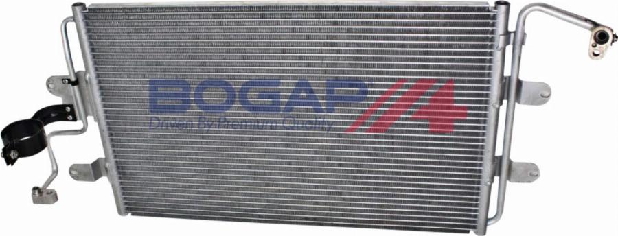 BOGAP A4117101 - Конденсатор, кондиціонер autocars.com.ua