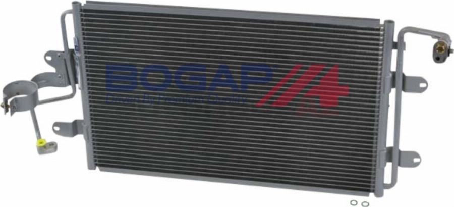 BOGAP A4117103 - Конденсатор, кондиціонер autocars.com.ua