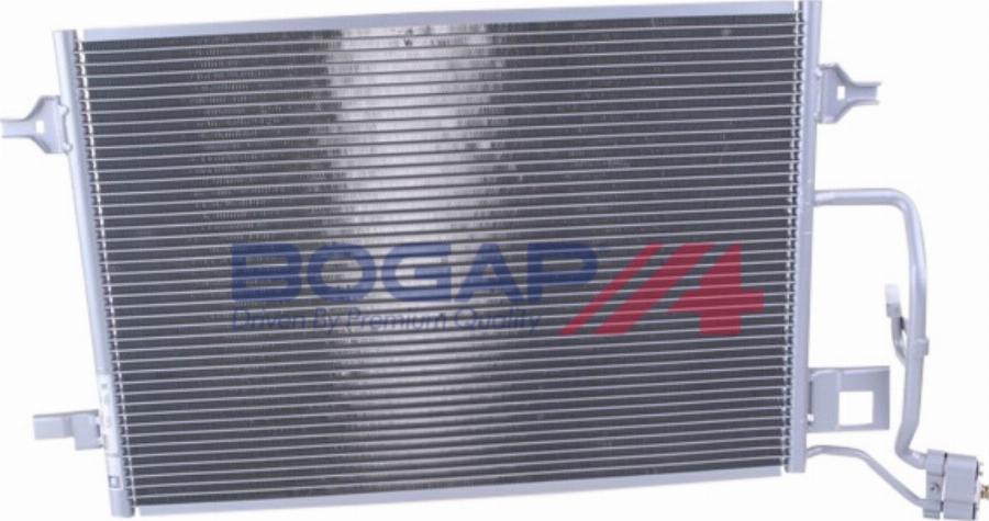 BOGAP A4117107 - Конденсатор, кондиціонер autocars.com.ua