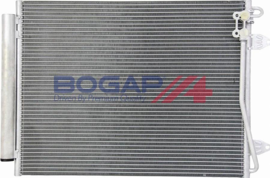 BOGAP A4117108 - Конденсатор, кондиціонер autocars.com.ua