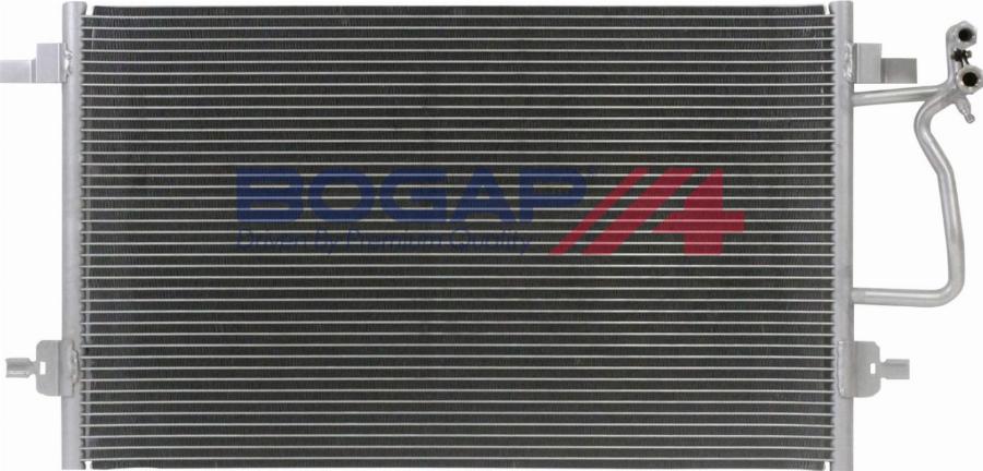BOGAP A4117112 - Конденсатор, кондиціонер autocars.com.ua
