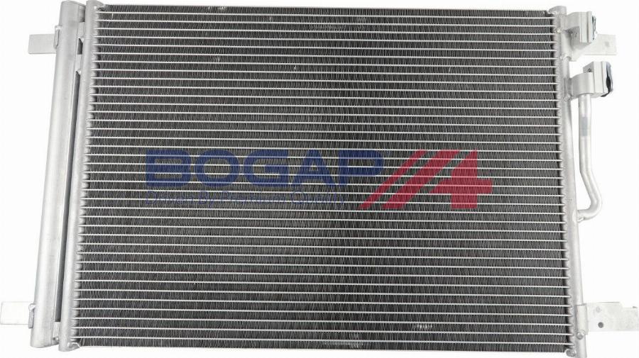 BOGAP A4117119 - Конденсатор, кондиціонер autocars.com.ua