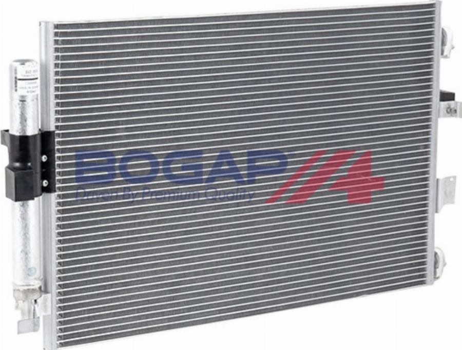 BOGAP A4117120 - Конденсатор, кондиціонер autocars.com.ua