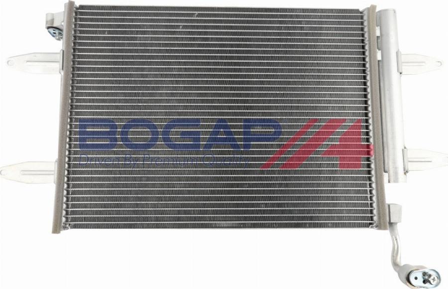 BOGAP A4117122 - Конденсатор, кондиціонер autocars.com.ua