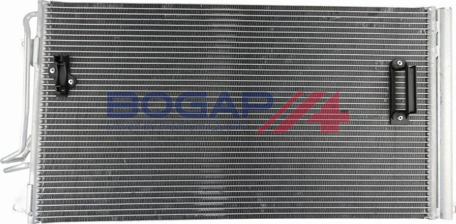 BOGAP A4117124 - Конденсатор, кондиціонер autocars.com.ua