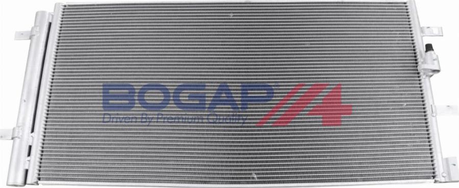 BOGAP A4117132 - Конденсатор, кондиціонер autocars.com.ua