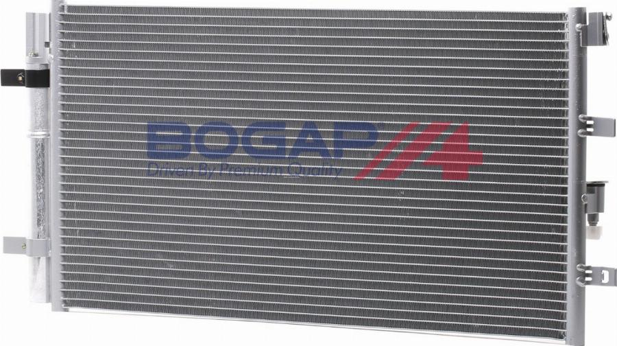 BOGAP A4117133 - Конденсатор, кондиціонер autocars.com.ua