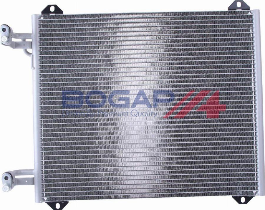 BOGAP A4117135 - Конденсатор, кондиціонер autocars.com.ua