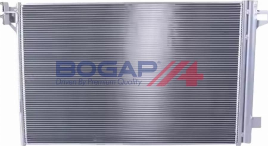 BOGAP A4117137 - Конденсатор, кондиціонер autocars.com.ua