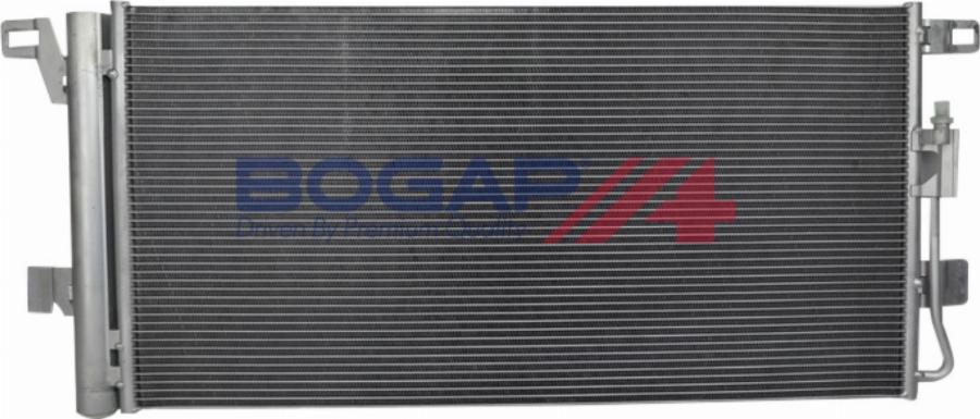 BOGAP A4117138 - Конденсатор, кондиціонер autocars.com.ua