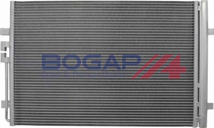 BOGAP A4117142 - Конденсатор, кондиціонер autocars.com.ua