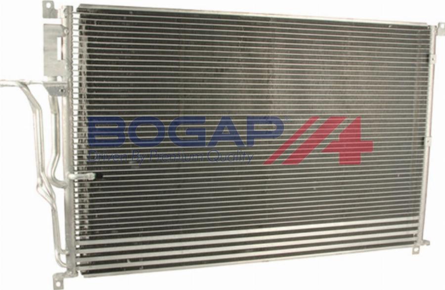 BOGAP A4117144 - Конденсатор, кондиціонер autocars.com.ua