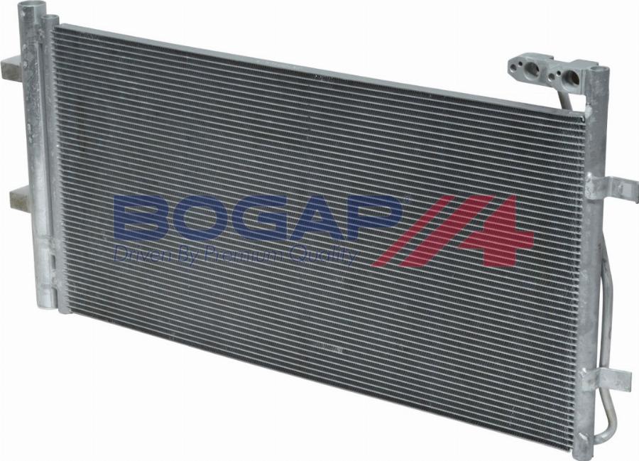 BOGAP A4117150 - Конденсатор, кондиціонер autocars.com.ua