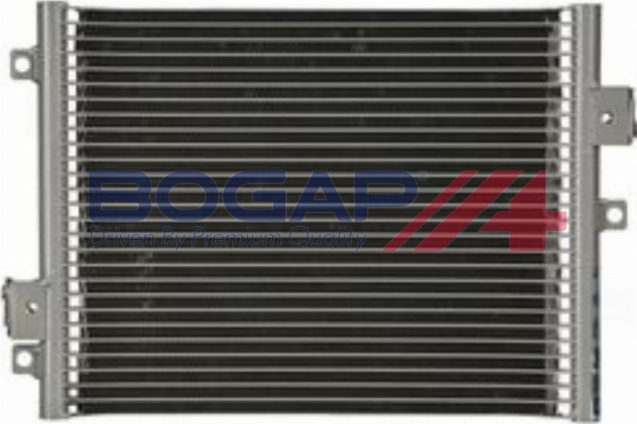 BOGAP A4117152 - Конденсатор, кондиціонер autocars.com.ua