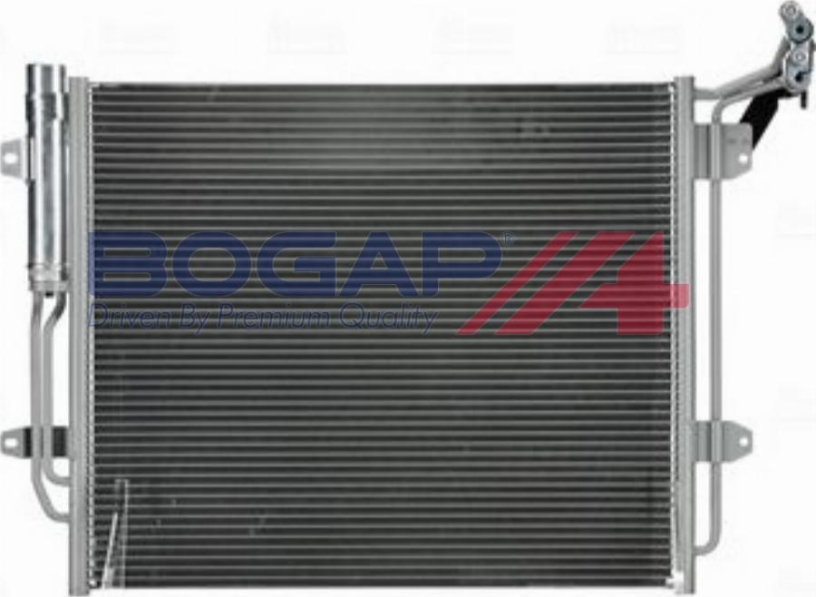 BOGAP A4117153 - Конденсатор, кондиціонер autocars.com.ua