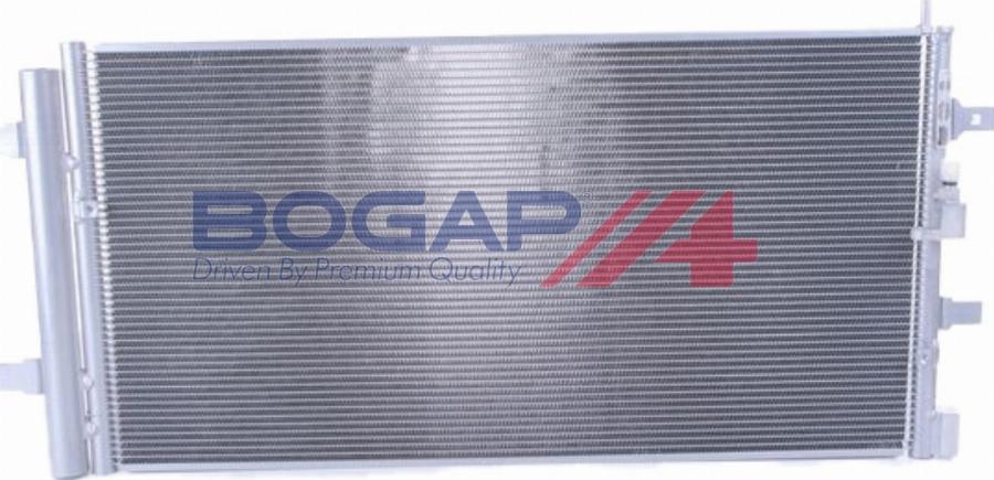 BOGAP A4117155 - Конденсатор, кондиціонер autocars.com.ua