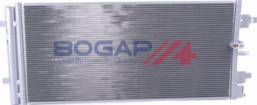 BOGAP A4117159 - Конденсатор, кондиціонер autocars.com.ua