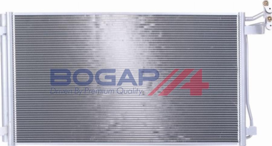 BOGAP A4117163 - Конденсатор, кондиціонер autocars.com.ua