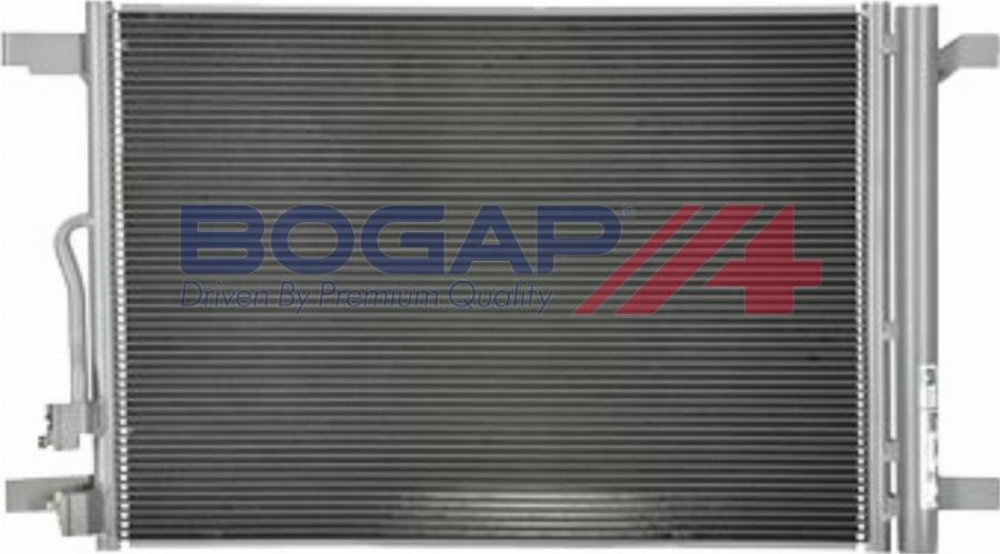 BOGAP A4117165 - Конденсатор, кондиціонер autocars.com.ua