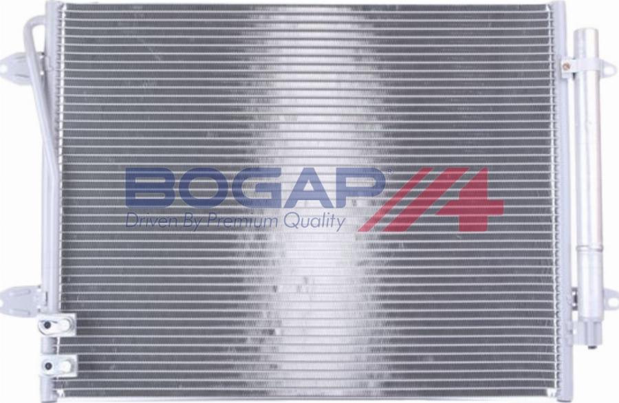 BOGAP A4117166 - Конденсатор, кондиціонер autocars.com.ua