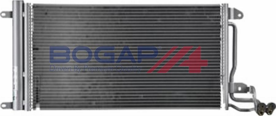 BOGAP A4117168 - Конденсатор, кондиціонер autocars.com.ua