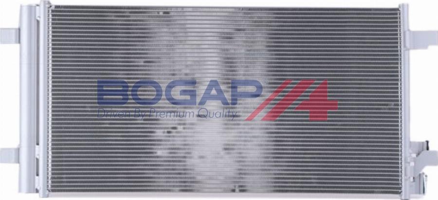BOGAP A4117173 - Конденсатор, кондиціонер autocars.com.ua