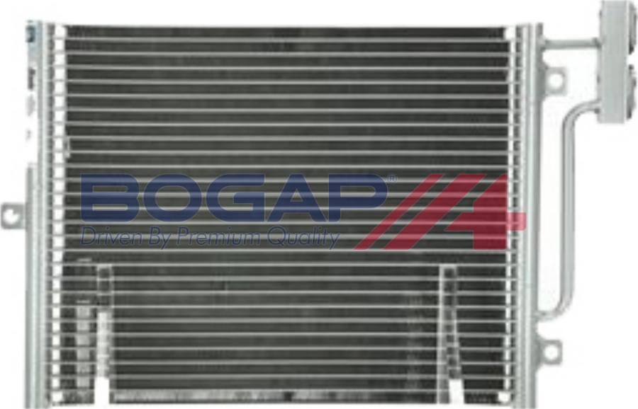 BOGAP A4117177 - Конденсатор, кондиціонер autocars.com.ua