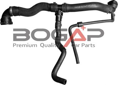 BOGAP A4228158 - Шланг радіатора autocars.com.ua