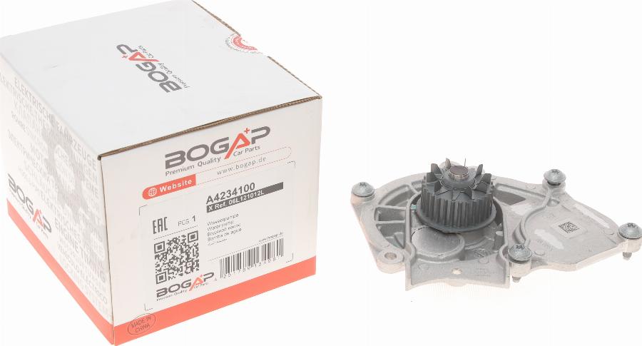 BOGAP A4234100 - Водяний насос autocars.com.ua