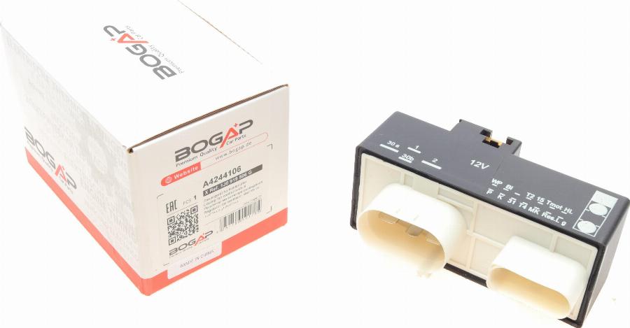 BOGAP A4244106 - Блок управління, ел.  вентилятор (охолодження двигуна) autocars.com.ua