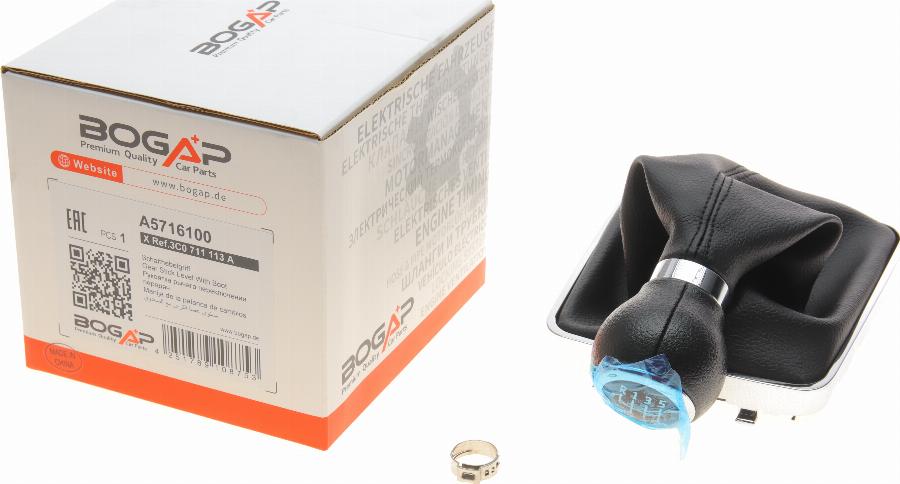 BOGAP A5716100 - Обшивка важеля перемикання autocars.com.ua