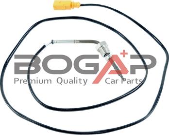 BOGAP A6120133 - Датчик, температура вихлопних газів autocars.com.ua
