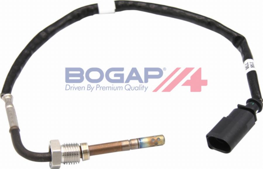 BOGAP A6120234 - Датчик, температура вихлопних газів autocars.com.ua