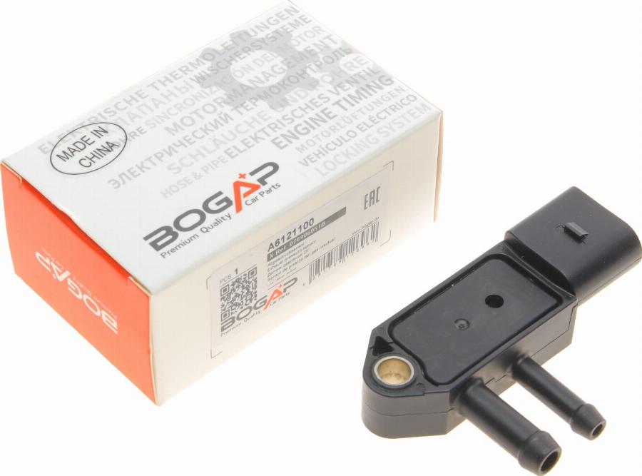 BOGAP A6121100 - Датчик, тиск вихлопних газів autocars.com.ua