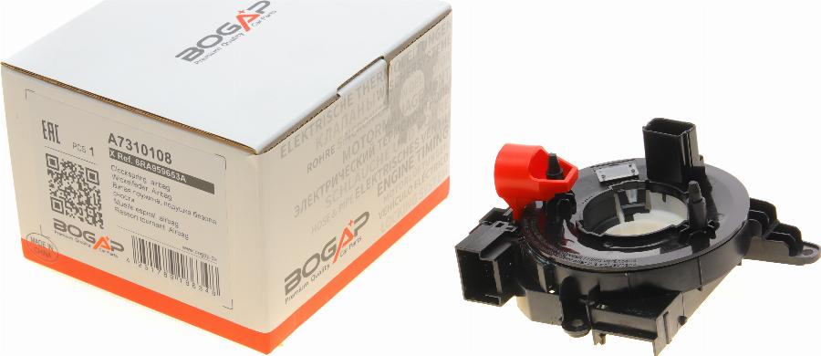 BOGAP A7310108 - Вита пружина, подушка безпеки autocars.com.ua