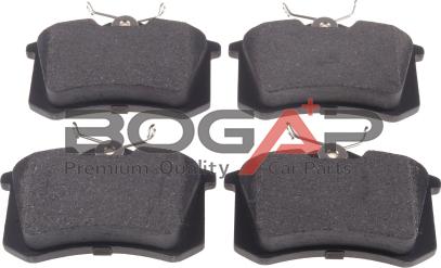 BOGAP A8210104 - Комплект гальмівних колодок autocars.com.ua