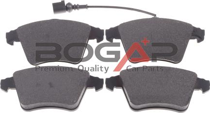 BOGAP A8210114 - Гальмівні колодки, дискові гальма autocars.com.ua