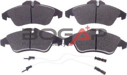 BOGAP A8210133 - Гальмівні колодки, дискові гальма autocars.com.ua