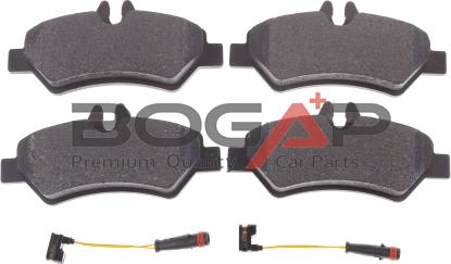 BOGAP A8210136 - Гальмівні колодки, дискові гальма autocars.com.ua